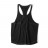 GASP Deep cut tank schwarz M