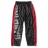 GASP No1 mesh pant schwarz-rot