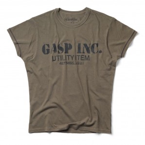 GASP Basic utility tee wash green M