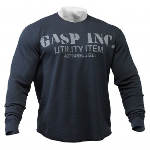 GASP Thermal gym sweater asphalt